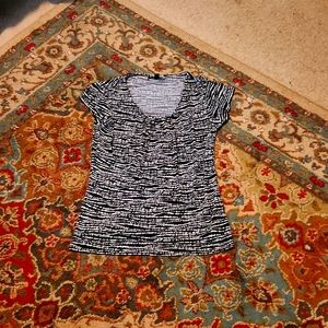 Grayson size S T-Shirt/Blouse Black and white